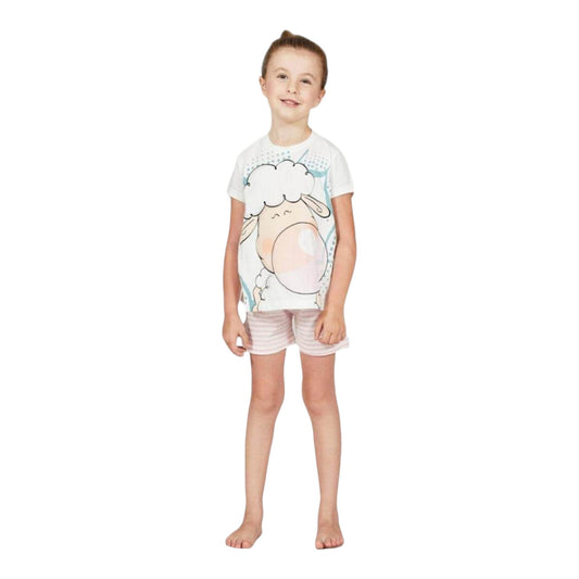 Pigiama Bambina e Ragazza H4945 Happy People estivo