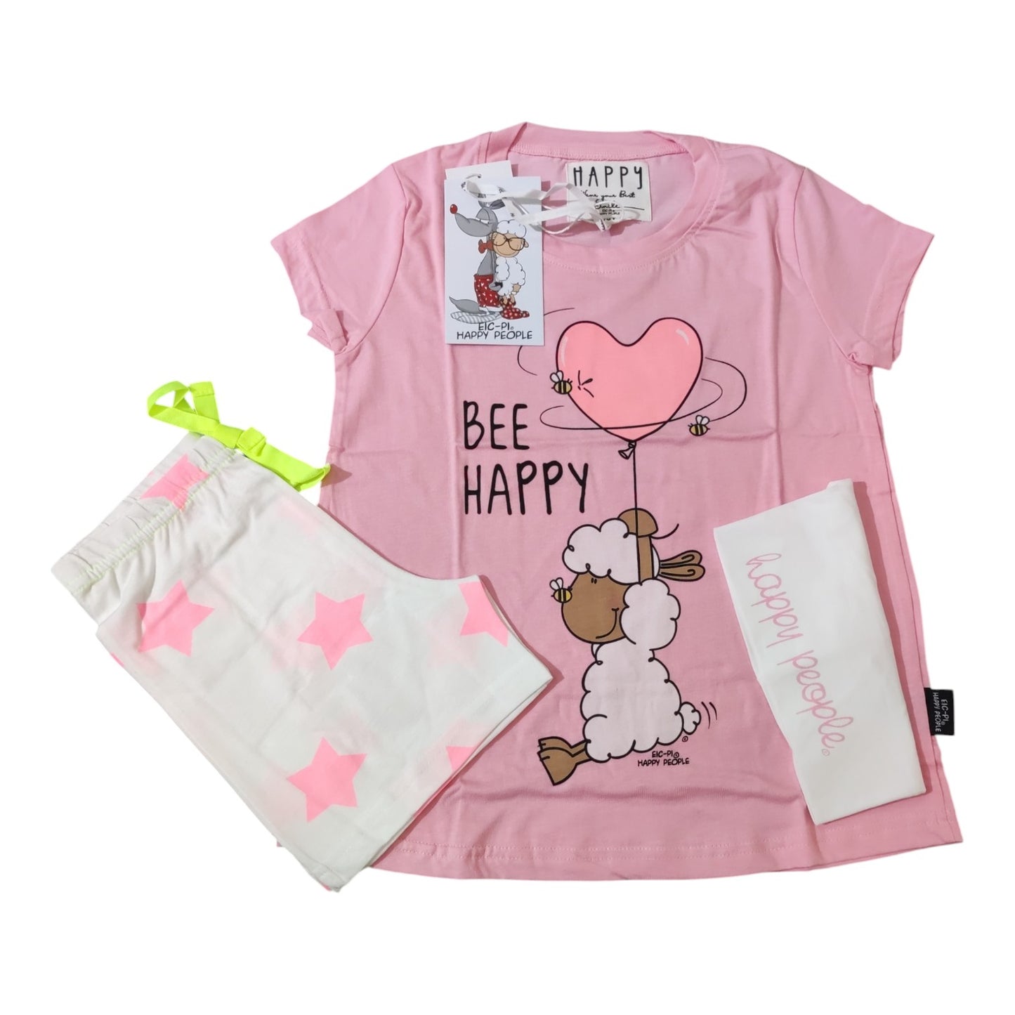 Pigiama Bambina e Ragazza H6251 Happy People estivo