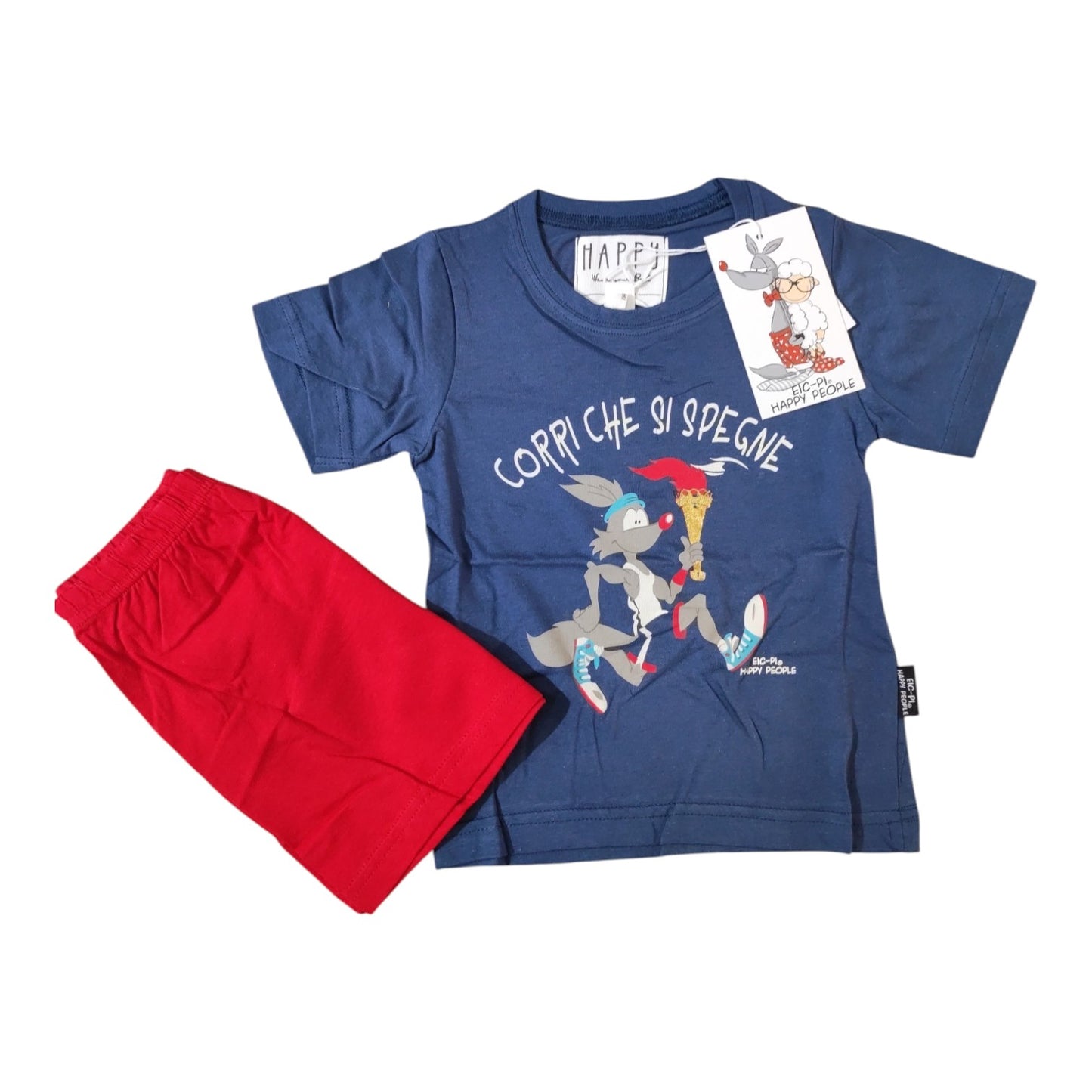 Pigiama Bambino e Ragazzo H4871 Happy People estivo