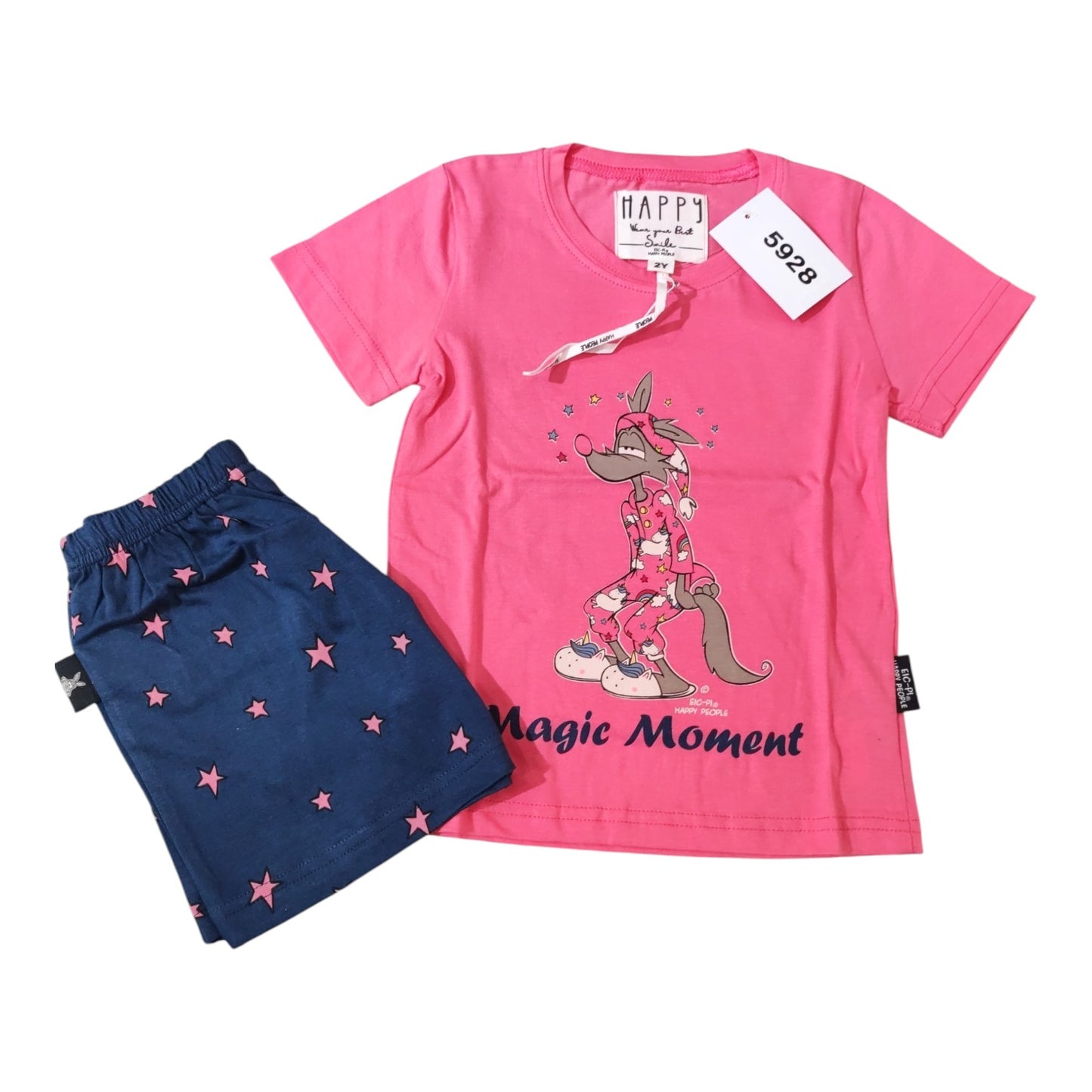 Pigiama Bambino e Ragazzo H5928 Happy People estivo
