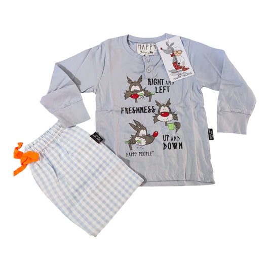 Pigiama Bambino e Ragazzo H6277 Happy People estivo