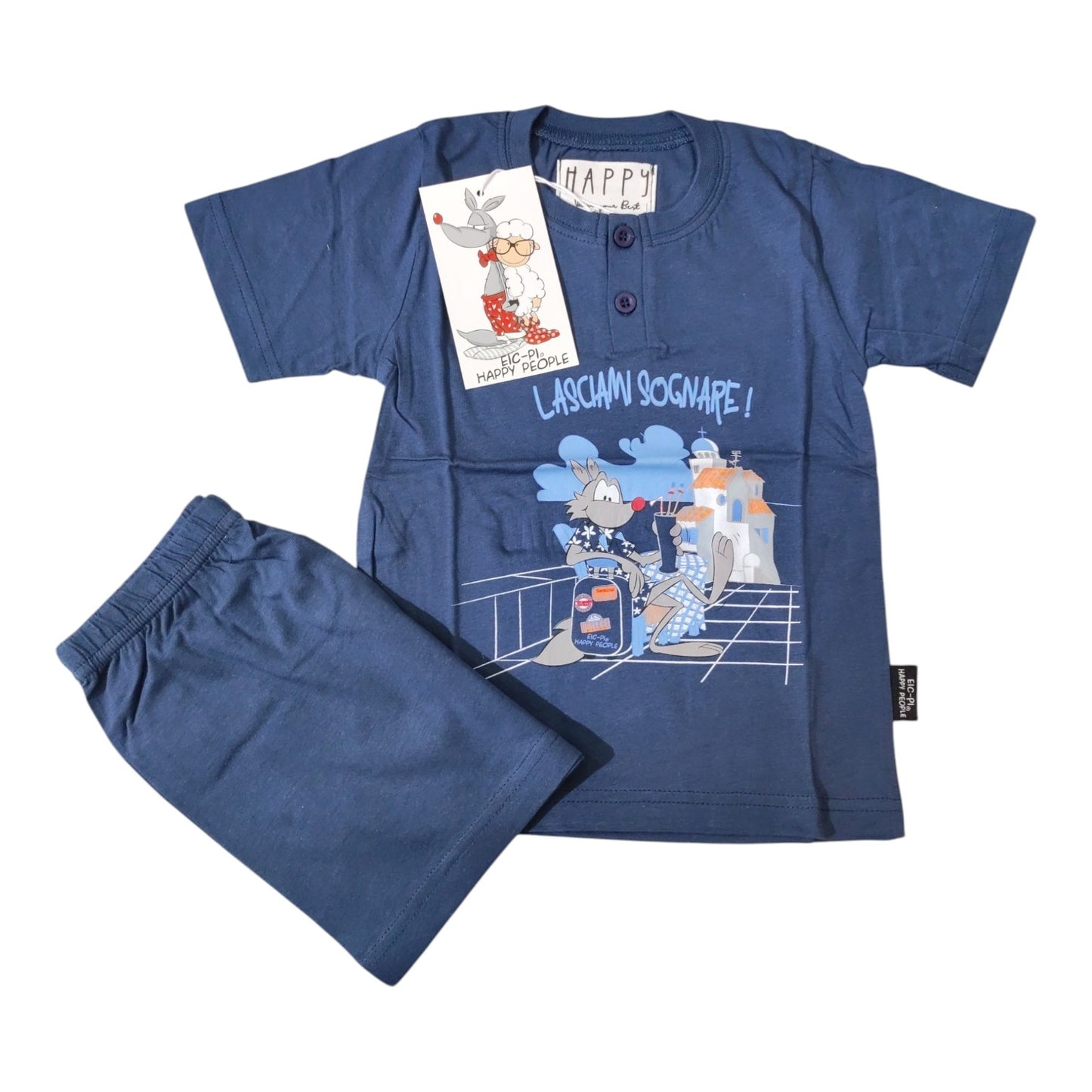Pigiama Bambino e Ragazzo H4916 Happy People estivo