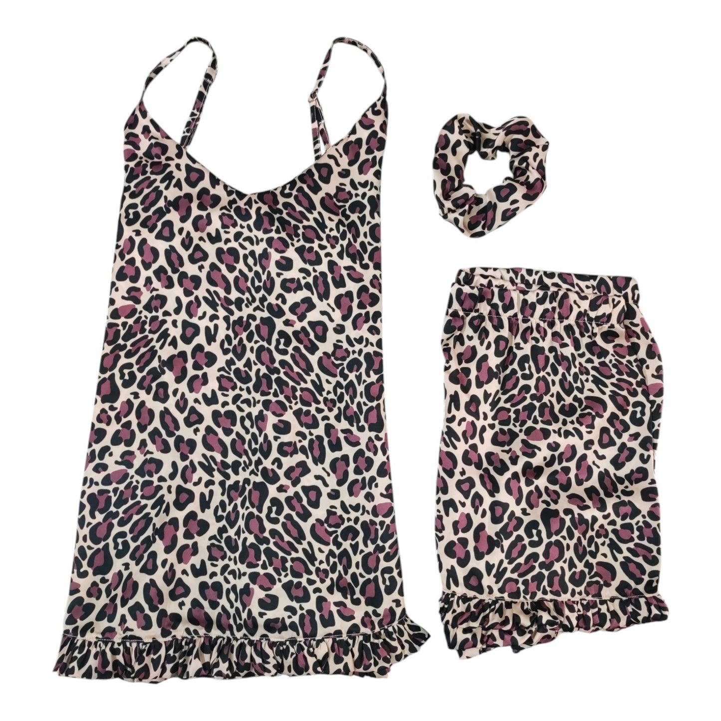 Pigiama Donna Estivo Peonia Animalier Filo D'Angelo