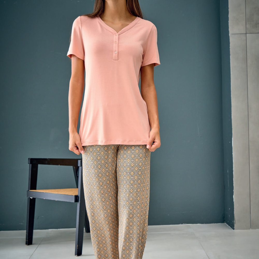 Pigiama Donna Estivo BS102291 Bisbigli