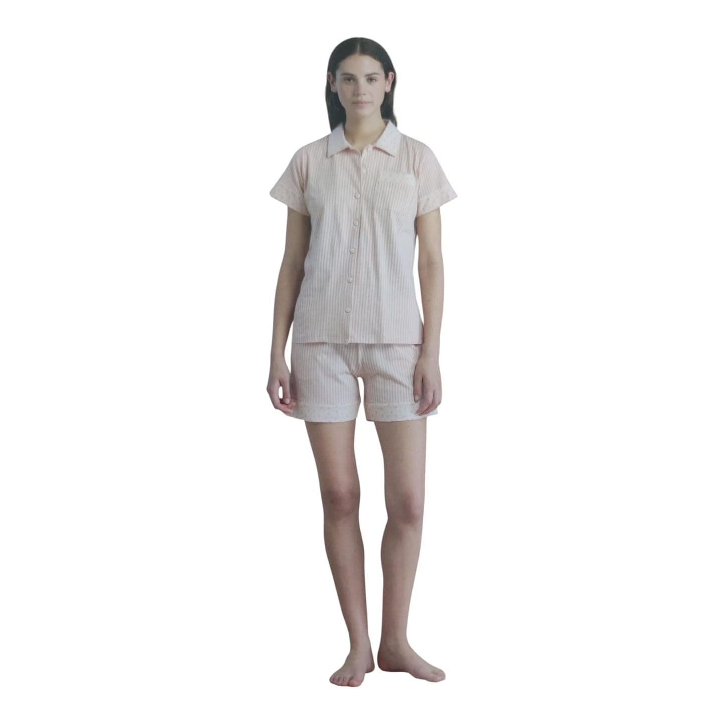 Pigiama Donna Estivo FA9091AB Noi di Notte aperto