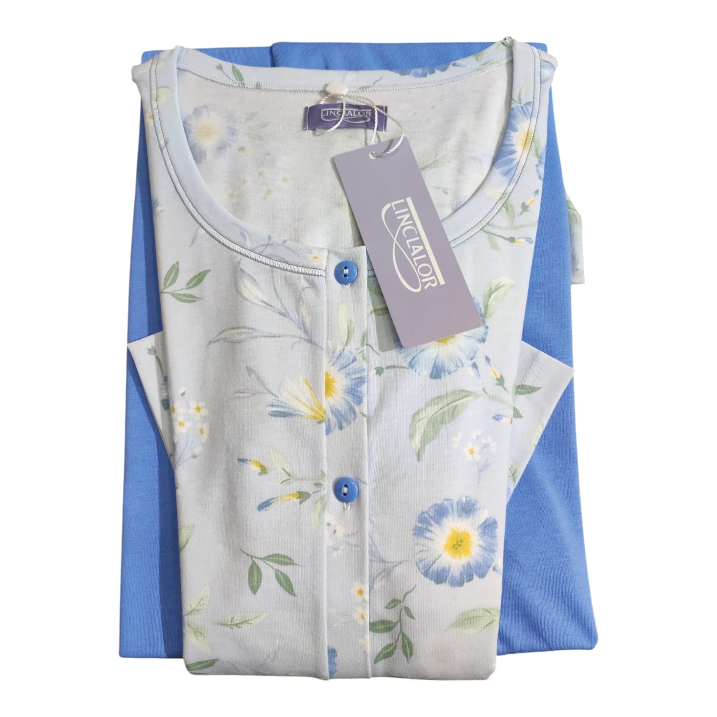Pigiama Donna Estivo LS175372 Linclalor aperto e conformato