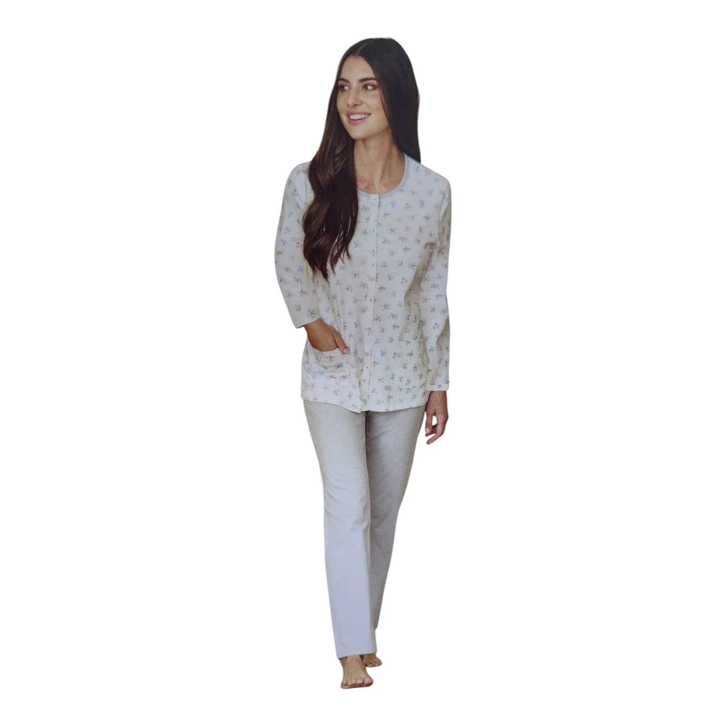 Pigiama Donna Estivo LS175393 Linclalor aperto