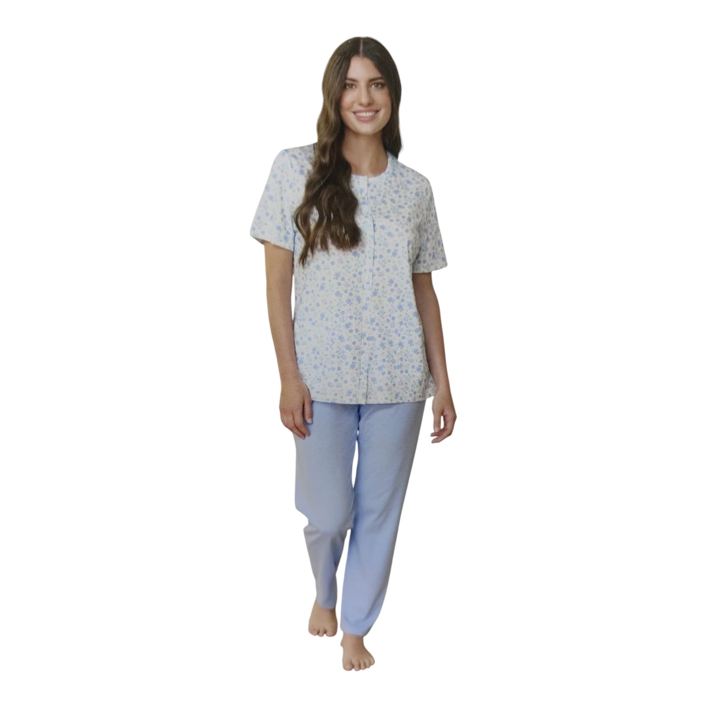 Pigiama Donna Estivo LS175411 Linclalor aperto