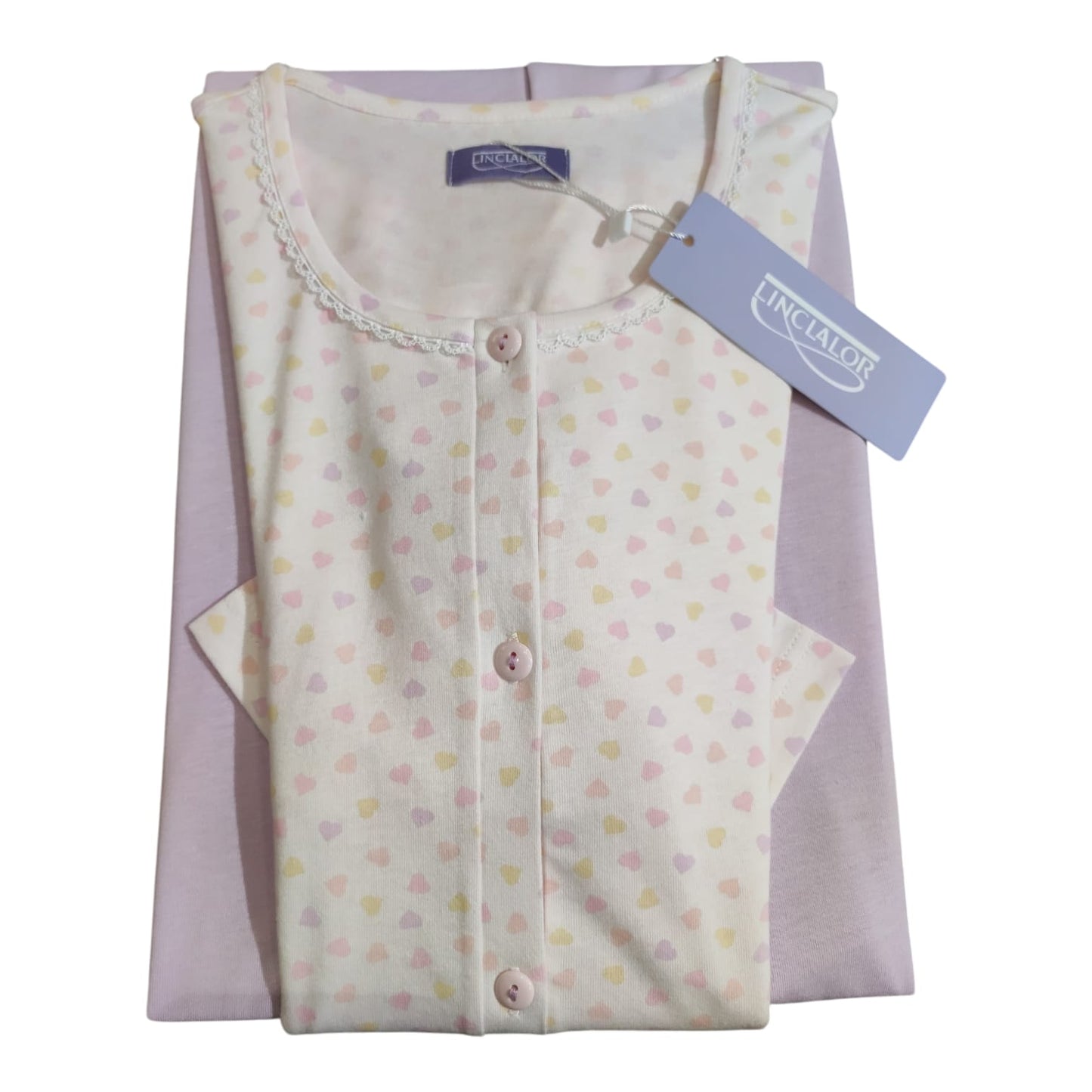 Pigiama Donna Estivo LS175419 Linclalor aperto