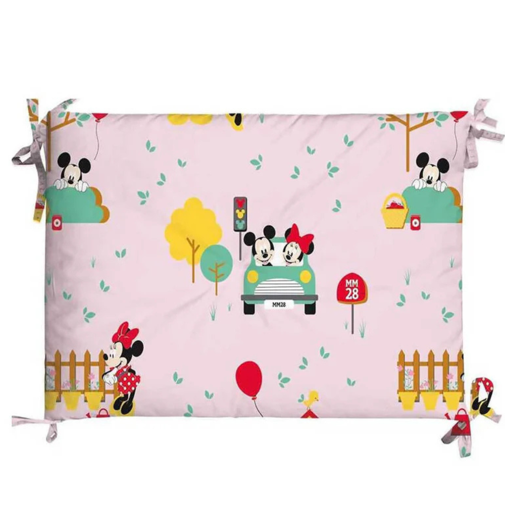 Trapunta Lettino Disney Minnie & Mickey Set Trapunta + Paracolpi Caleffi