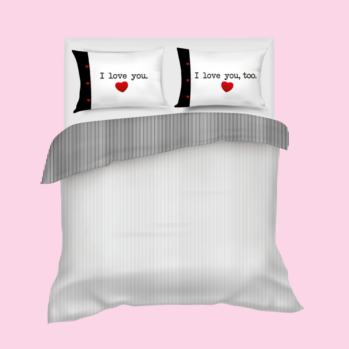 Completo letto 2 posti Mon Amour - Camomilla