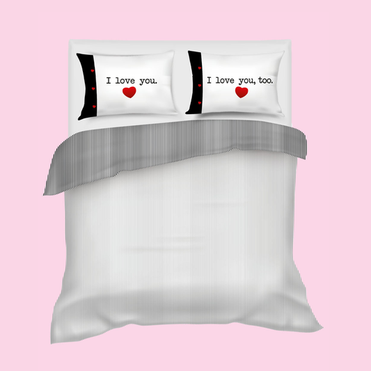 Completo letto 2 posti Mon Amour - Camomilla