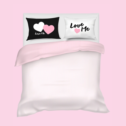 Completo letto 2 posti Love Me - Camomilla