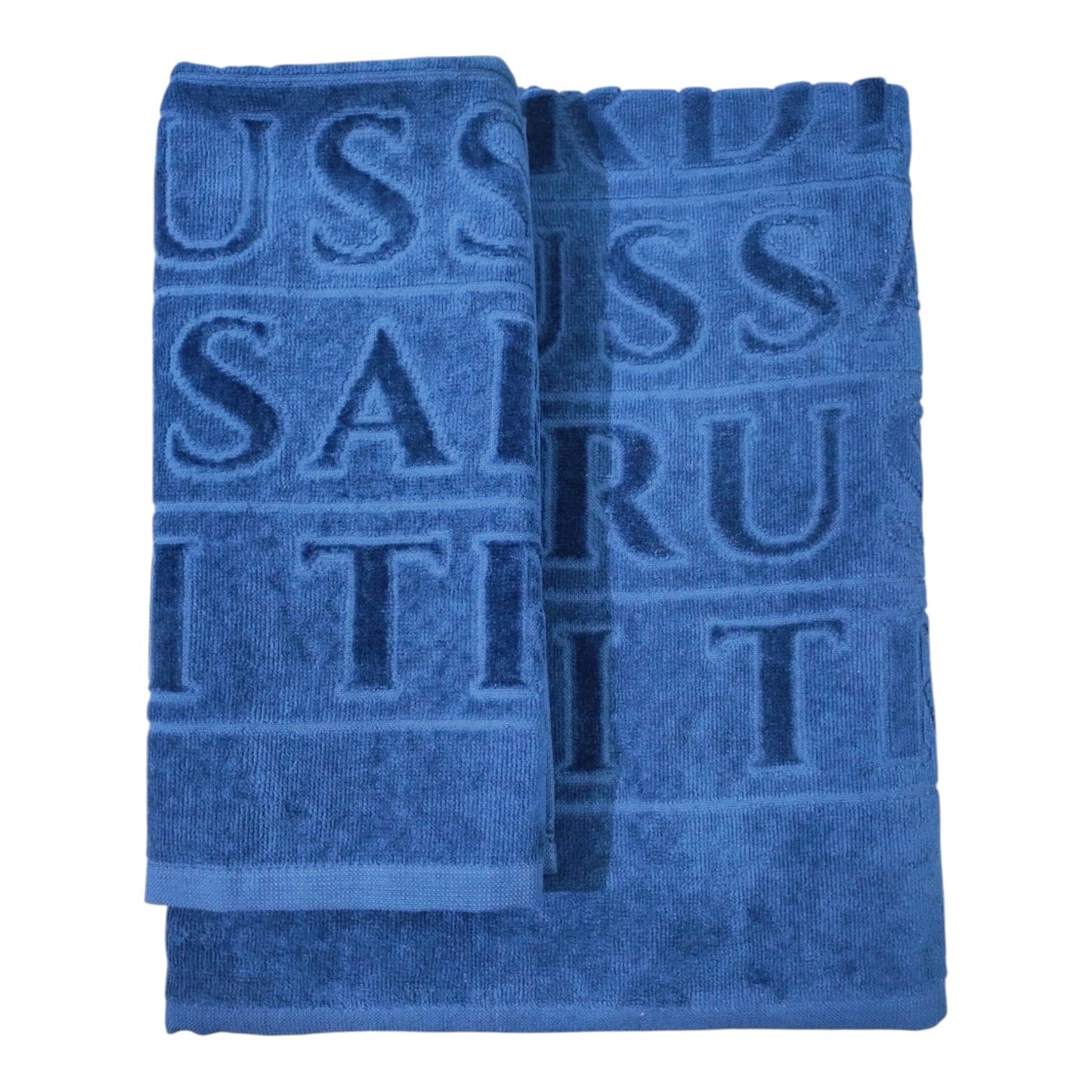 Asciugamano e ospite Trussardi Casa Overlogo colore blu