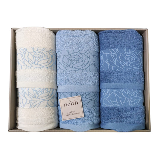 Set 3 Asciugamani e 3 Ospiti Ariel ME1134 Neìth