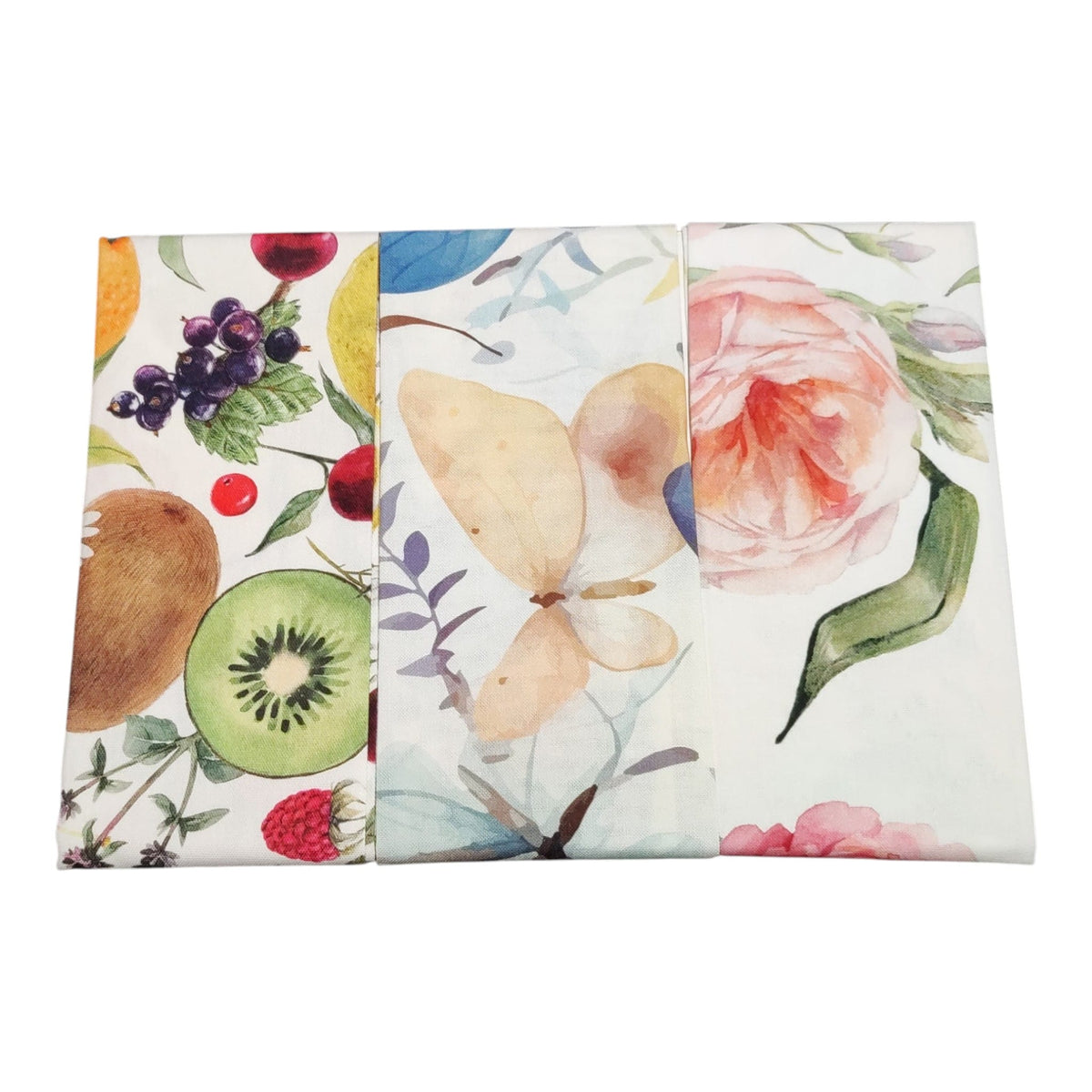 Set 3 Strofinacci Cucina Vitty Neith 100% Cotone 50x70 cm