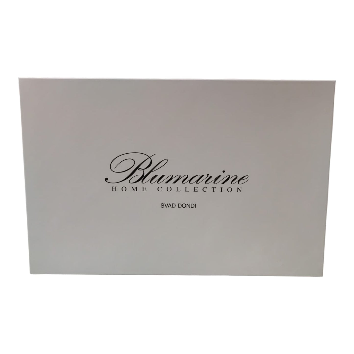 scatola Tovaglia 12 posti Brook Blumarine in 100% lino 170x270 con stampa piazzata e logo nella trama