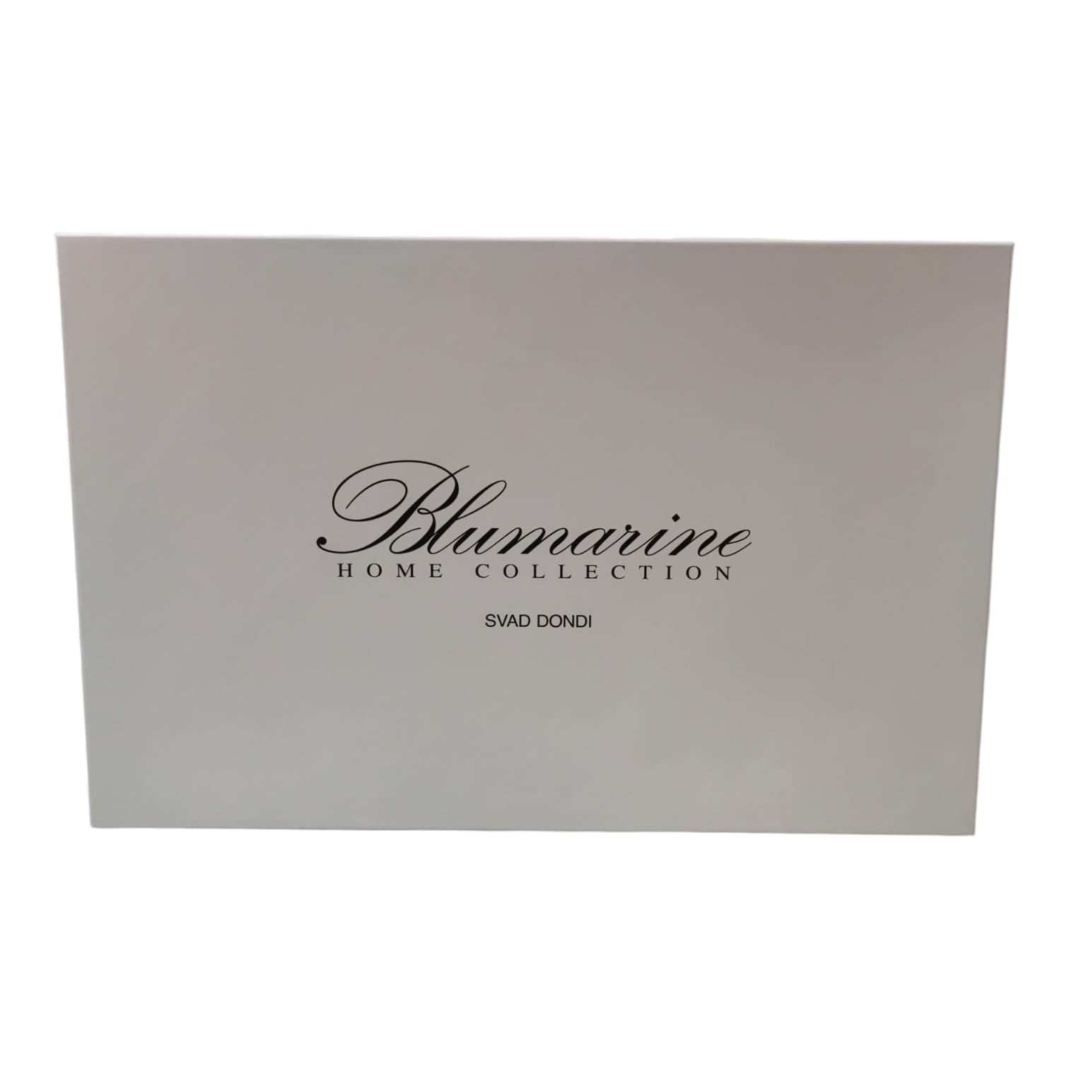 scatola Tovaglia 12 posti Brook Blumarine in 100% lino 170x270 con stampa piazzata e logo nella trama