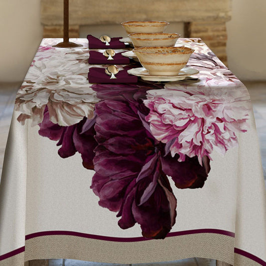 Tovaglia da Tavola 8 Posti 150x220 Amaranta Tessitura Randi