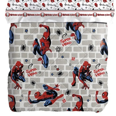 Trapunta 1 posto Spiderman Wall Caleffi Disney
