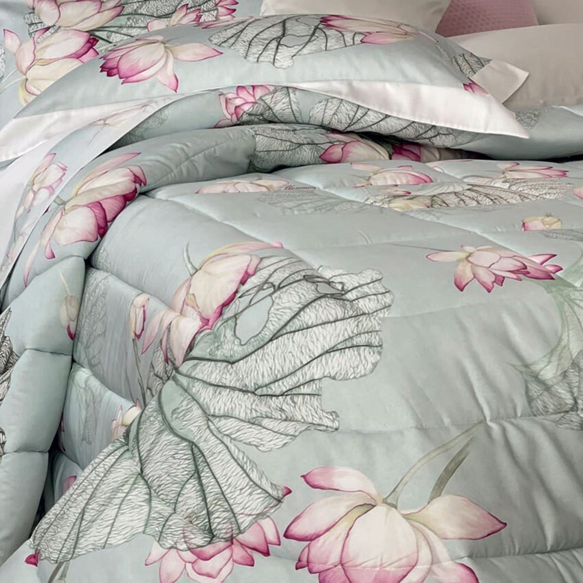 Trapunta Matrimoniale Blumarine Loto 270x265 cm