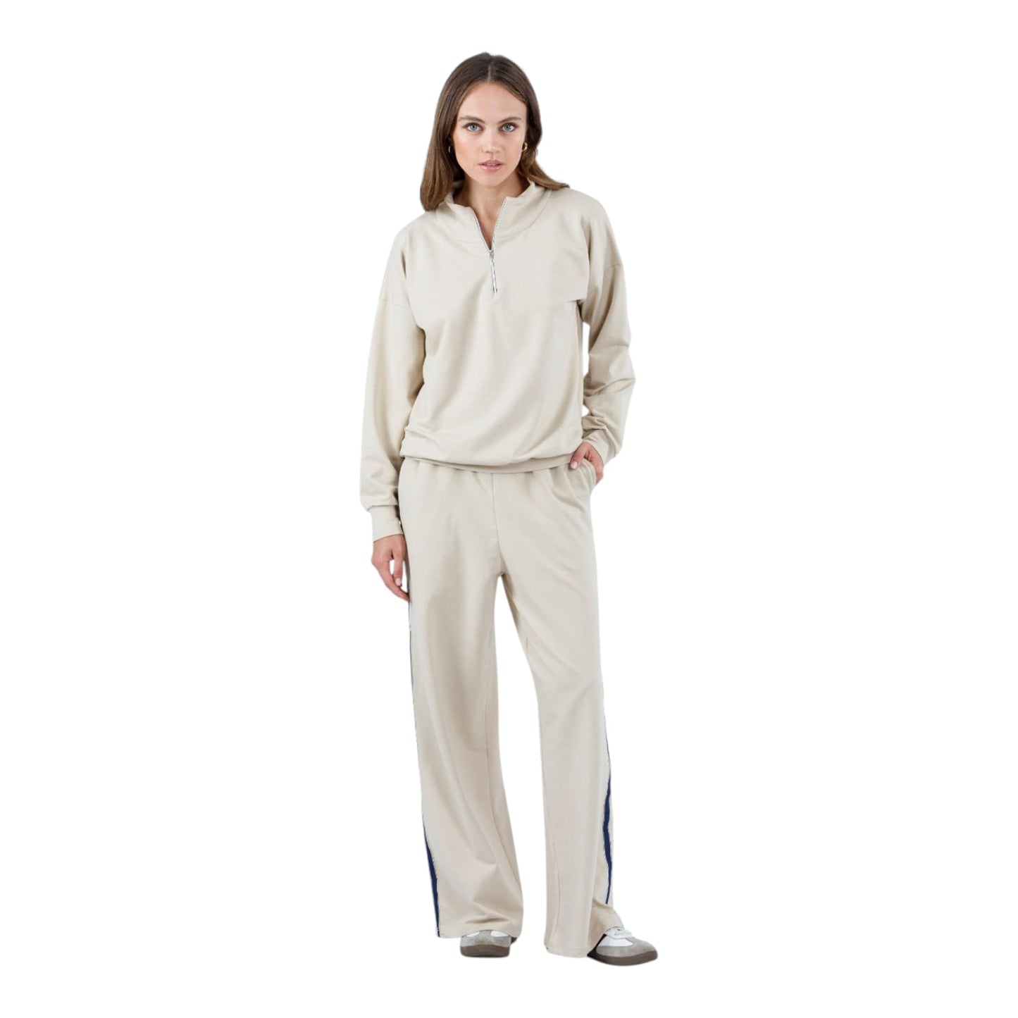 Tuta Donna Estiva Zip e Collo E2672 Fida