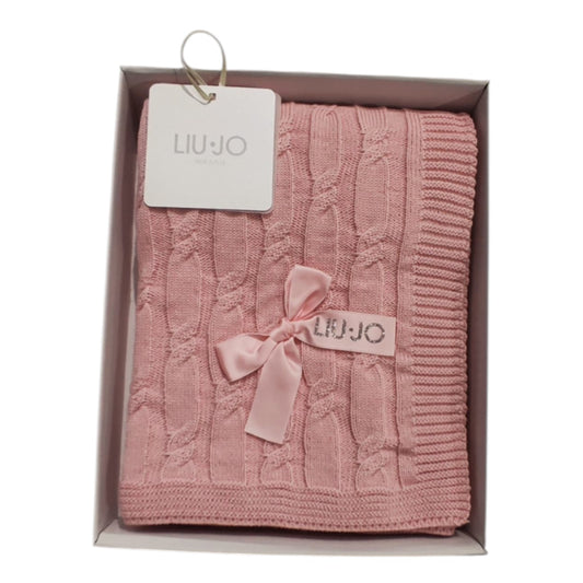 Copertina neonato Nastrini BL493B Liu Jo in Lana