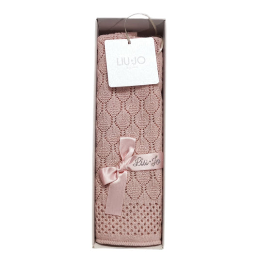 Copertina neonato Coccole BL609B Liu Jo in Lana