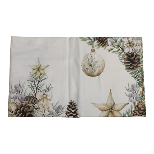 Tovaglia da Tavola 140x240 Pine Cones Natale Piazza Pitti
