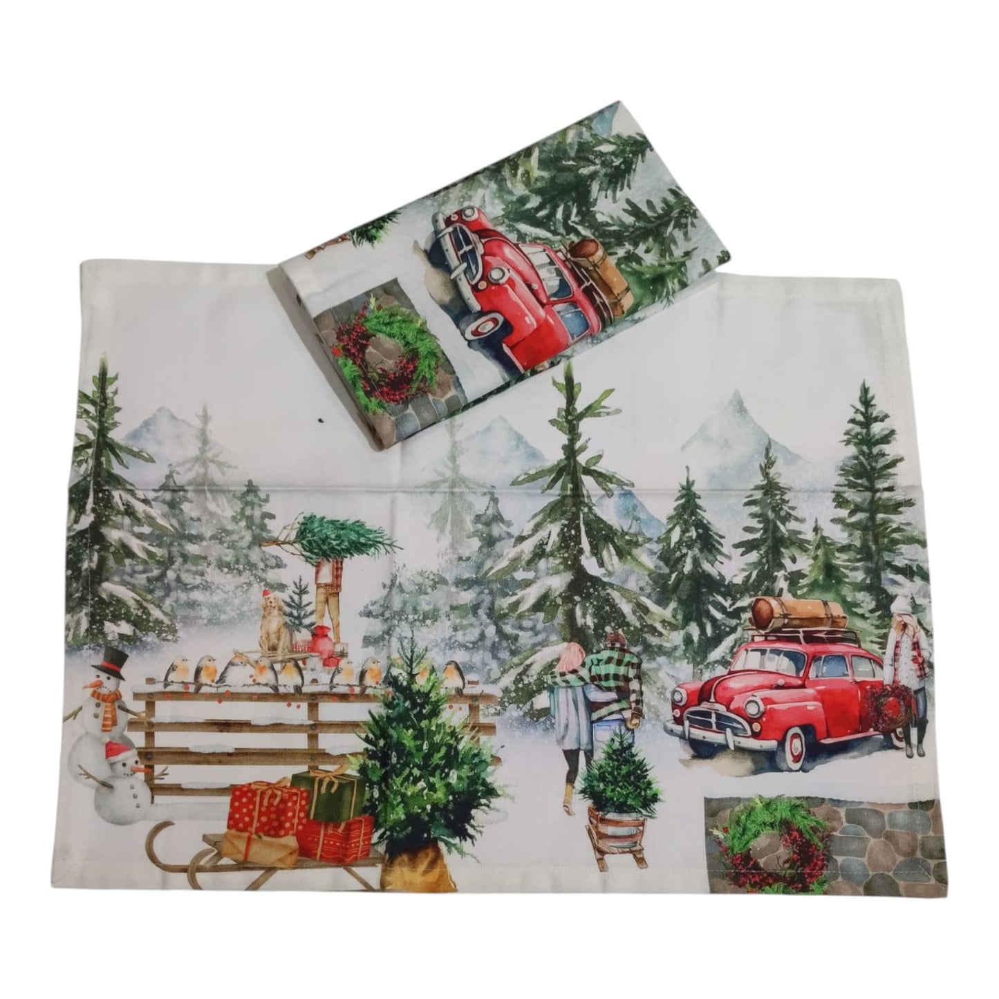 Tovagliette per Colazione Set America – Set 2 pezzi Christ Village Piazza Pitti Firenze