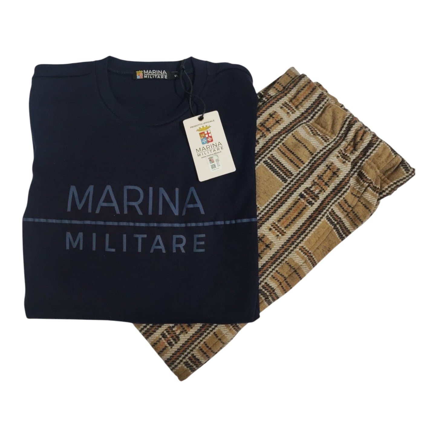 Pigiama Uomo 6Z84129MM Marina Militare Invernale