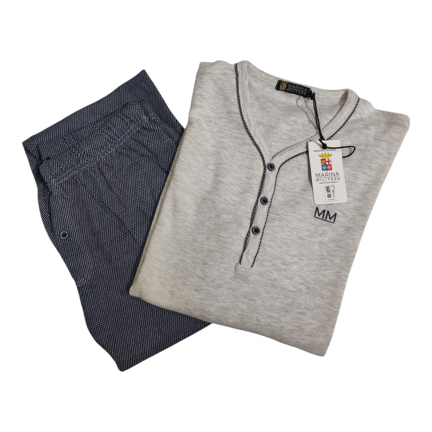 Pigiama Uomo 6Z85098MM Marina Militare Invernale