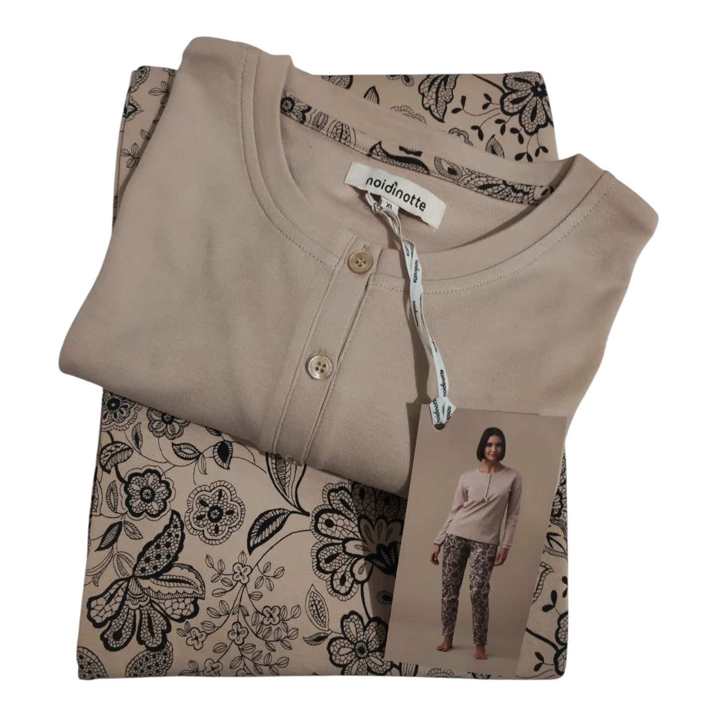 Pigiama Donna FA9265AB Noi di Notte Invernale