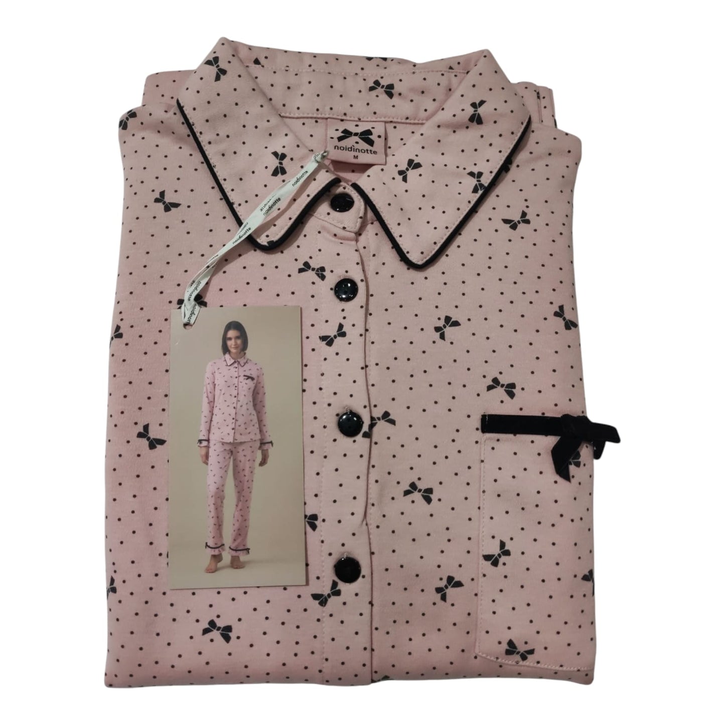 Pigiama Donna FA9285AB Noi di Notte Invernale Aperto