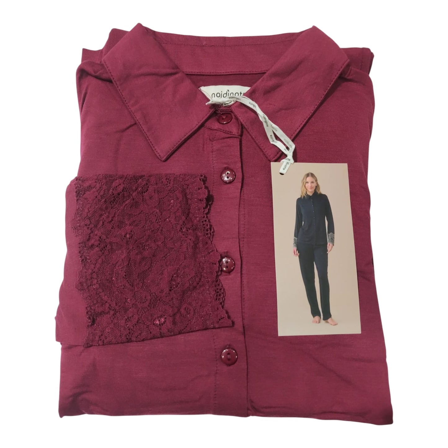 Pigiama Donna FA9312AB Noi di Notte Invernale Aperto