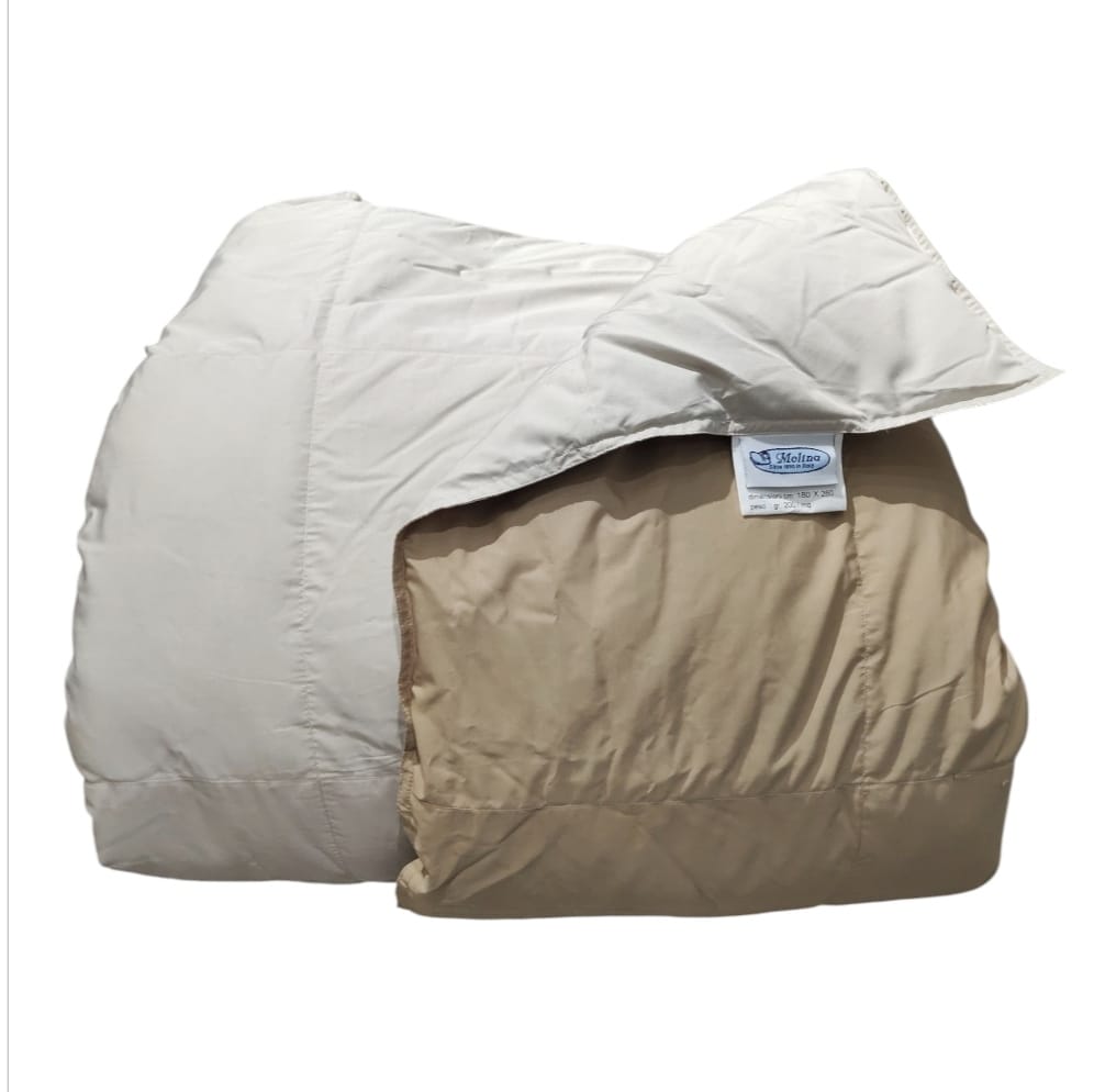 Trapunta singola Piumino d’Oca Classic Unito Warm Molina