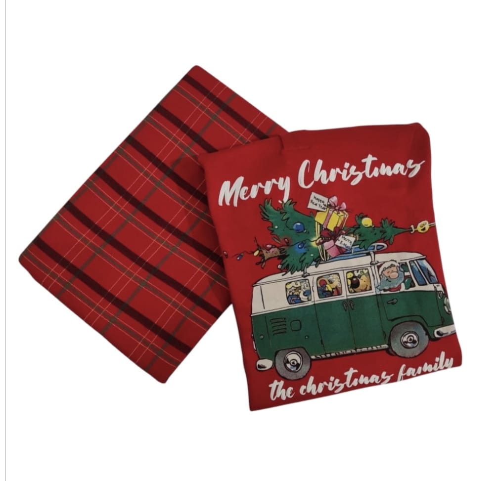 Pigiama Junior Natale ODNB504/7 Oro Nero