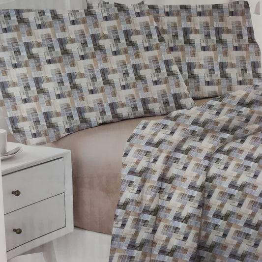 Completo Lenzuola Matrimoniale Giuk ME3249 daylight textile home design