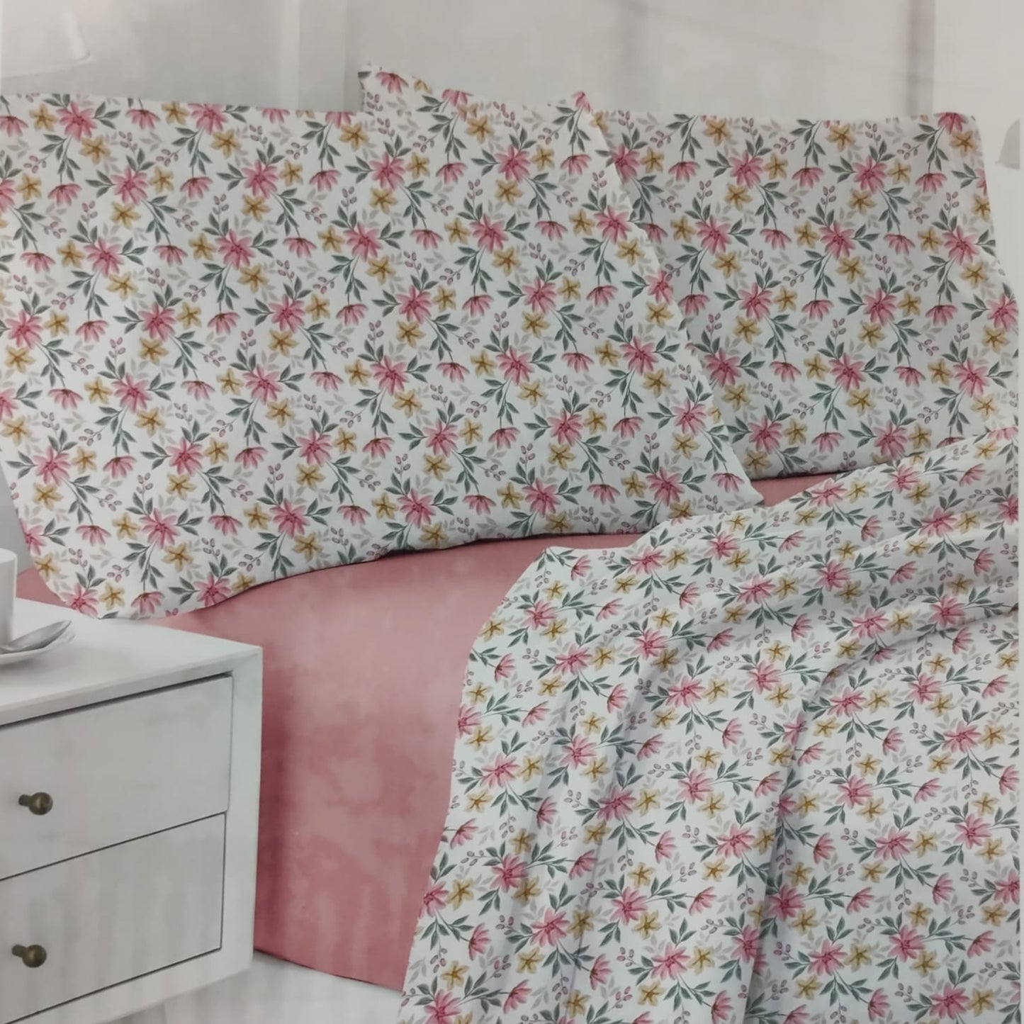 Completo Lenzuola Matrimoniale Sia ME3261 daylight textile home design