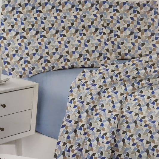 Completo Lenzuola Matrimoniale Kiria ME3255 daylght textile home design