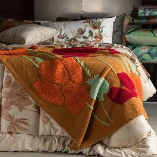 Plaid 130x170 Poppy Riviera
