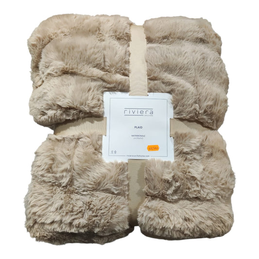 Coperta Matrimoniale In Ecopelliccia Owen Riviera