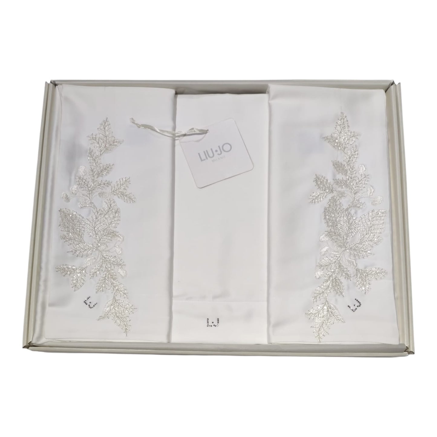 Completo Letto Matrimoniale Innamorati Ricamo Liu Jo