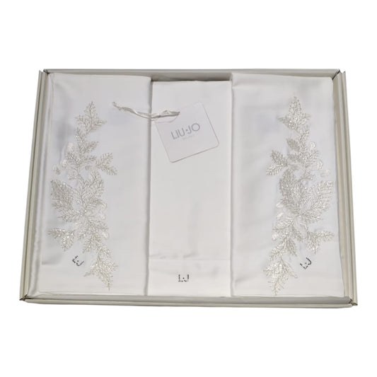 Completo Letto Matrimoniale Innamorati Ricamo Liu Jo