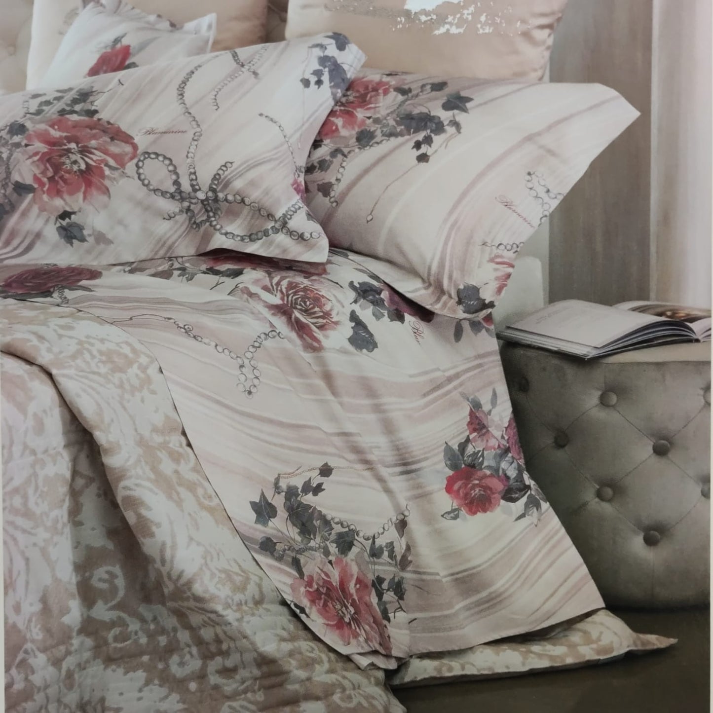 Completo Lenzuola 2 posti Plisse Blumarine