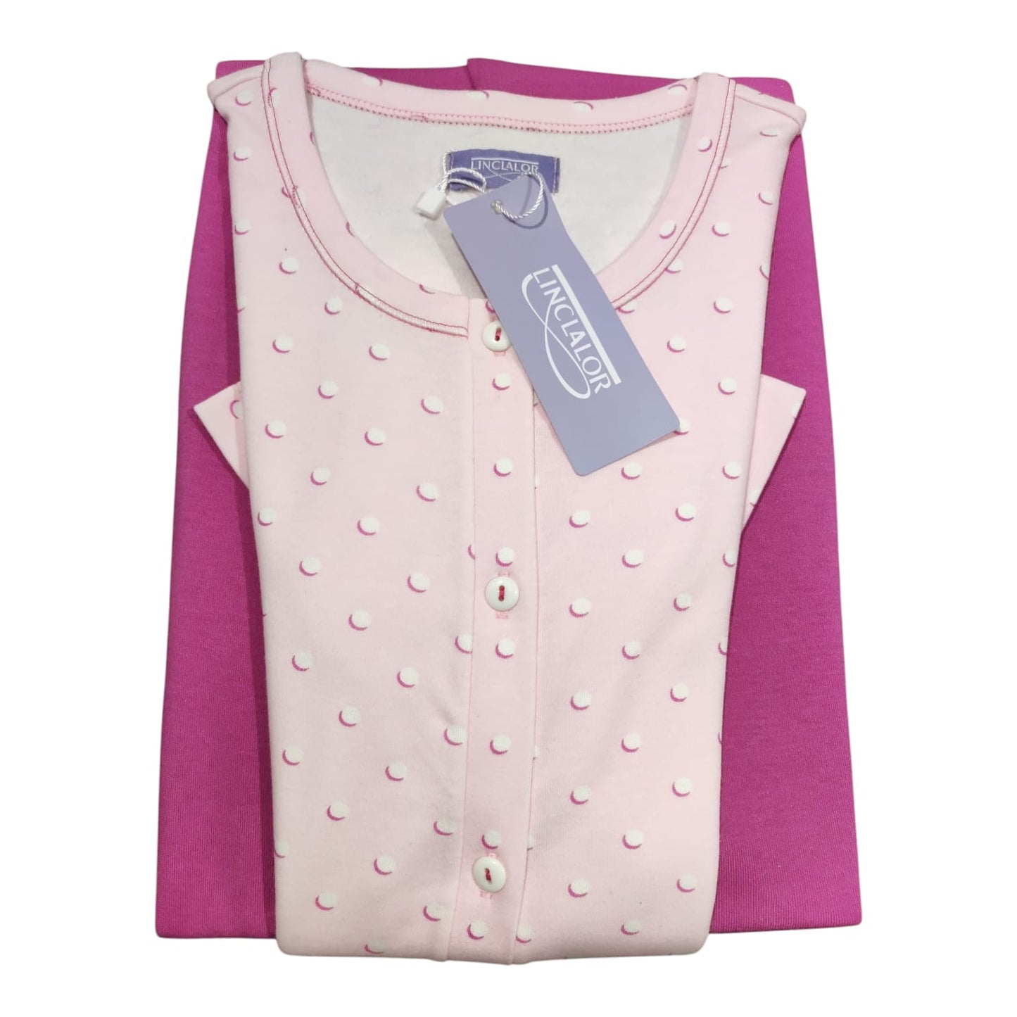 Pigiama Donna Invernale LR292231 Linclalor aperto