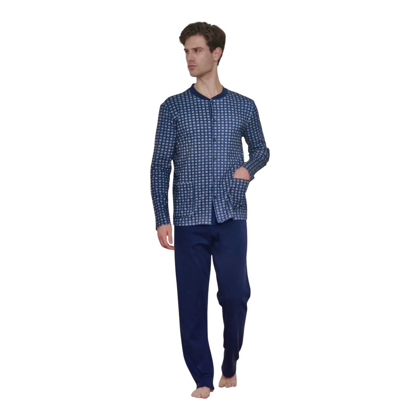 Pigiama Uomo Invernale LR892275 You Men's Night Wear 365 aperto