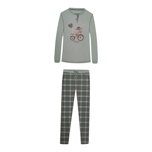 Pigiama Donna FA8784AB Noi di Notte Invernale