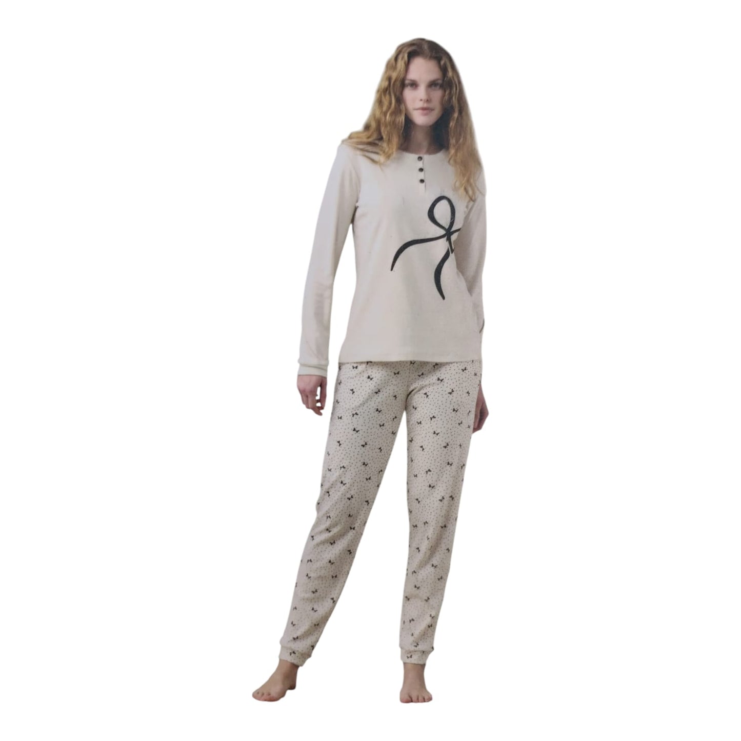 Pigiama Donna FA9250AB Noi di Notte Invernale