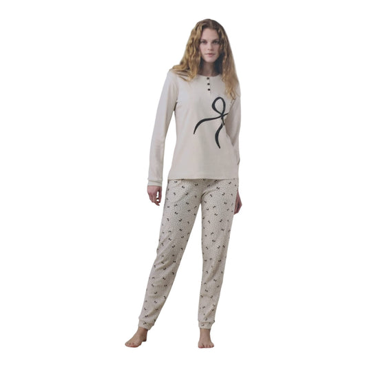 Pigiama Donna FA9250AB Noi di Notte Invernale
